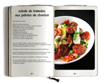 Salade de tomates aux pétales de chorizo