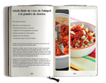 Salade tiède de coco de Paimpol à la poudre de chorizo