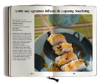 Lotte aux agrumes infusés de Lapsang Souchong