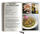 Pasta mista aux haricots et pesto